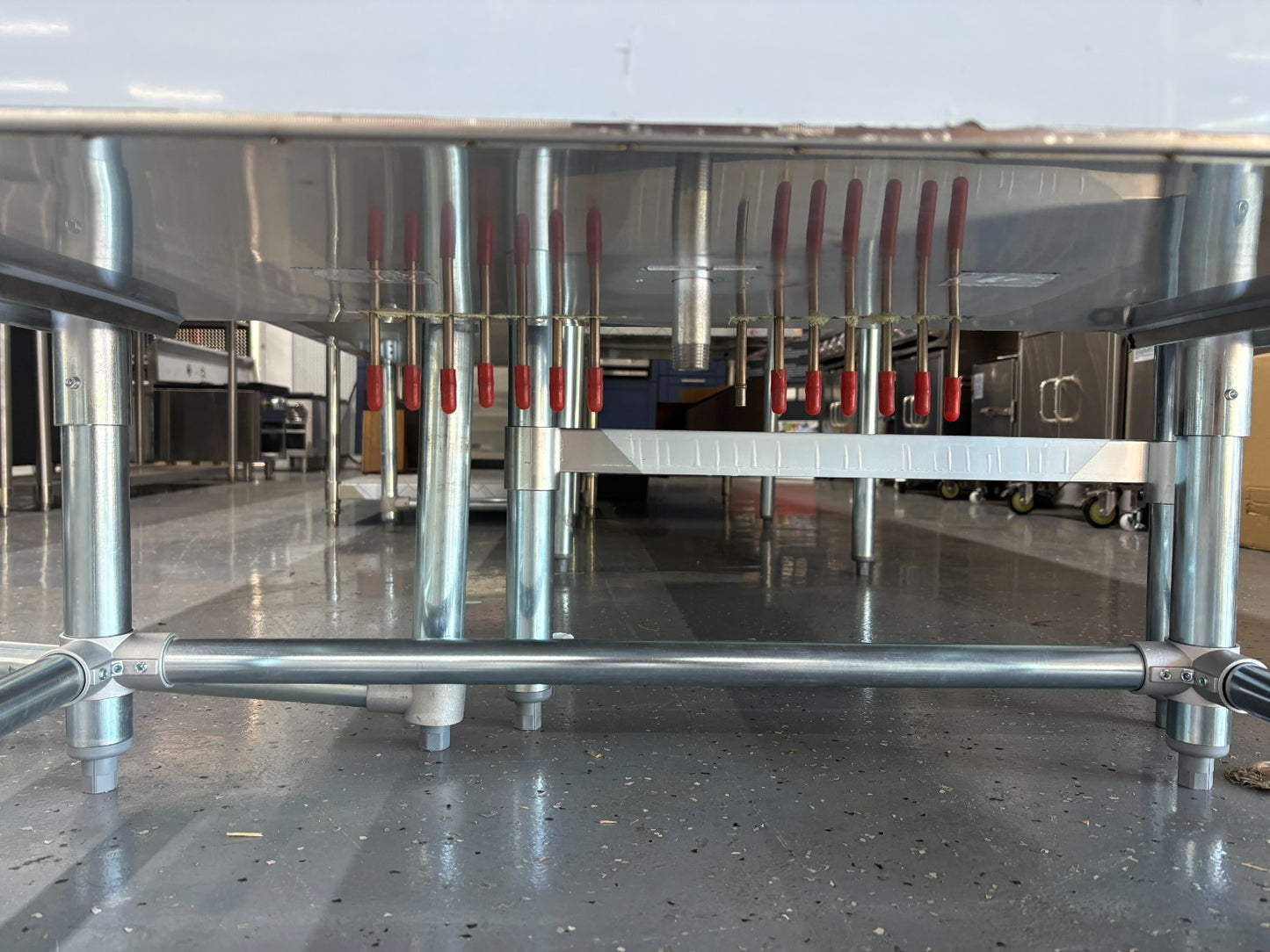 Under Bar Ice Bin w/ 7-Circuit Cold Plate