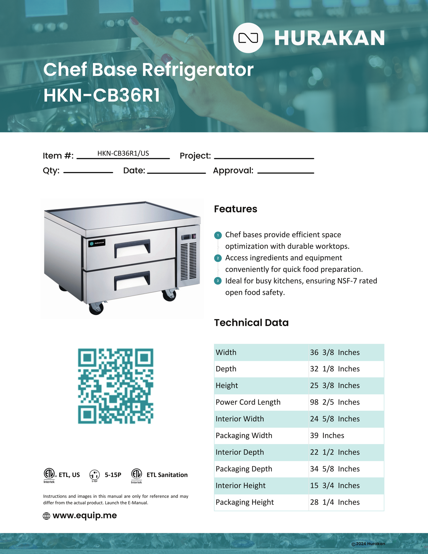 Refrigerated Equipment Stand