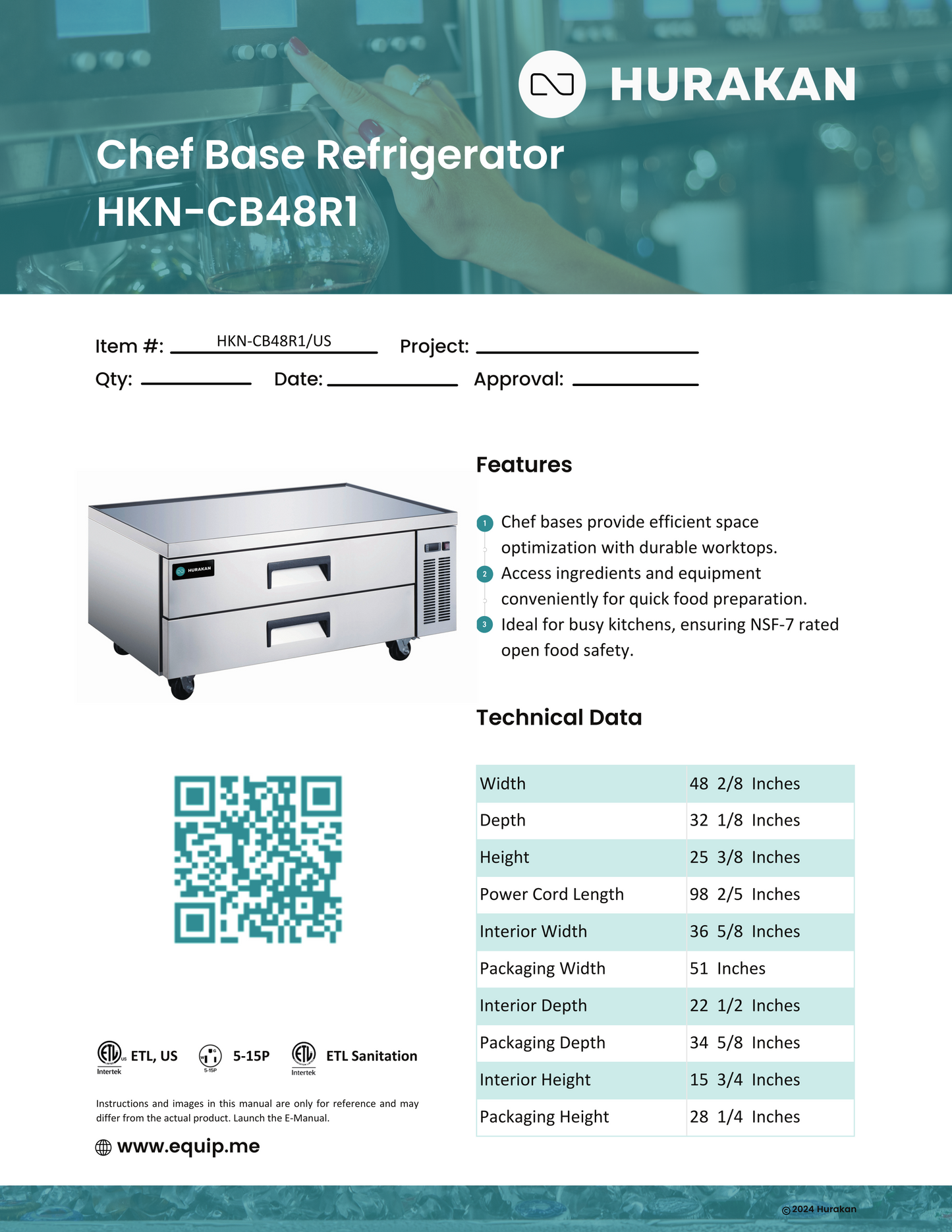 Refrigerated Equipment Stand