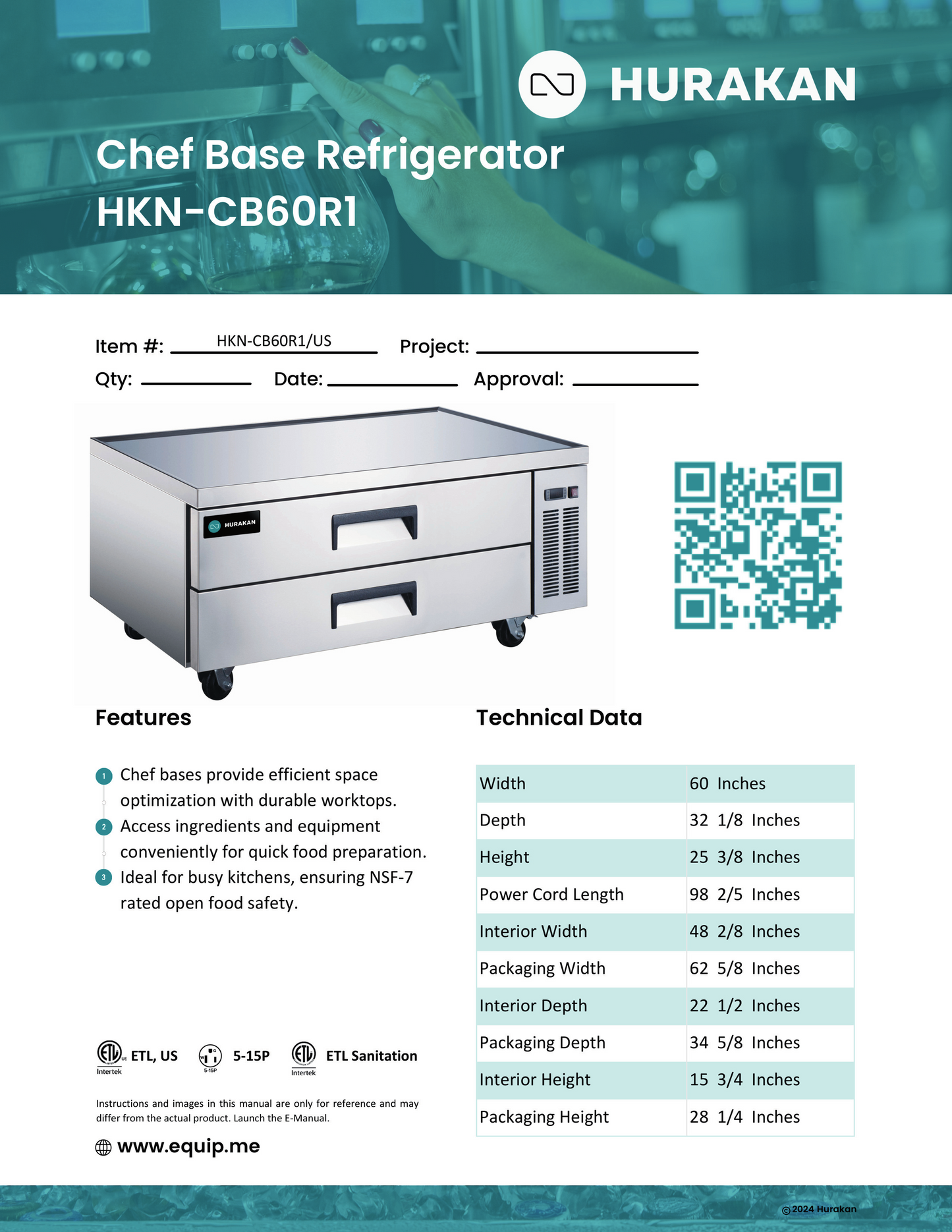 Refrigerated Equipment Stand