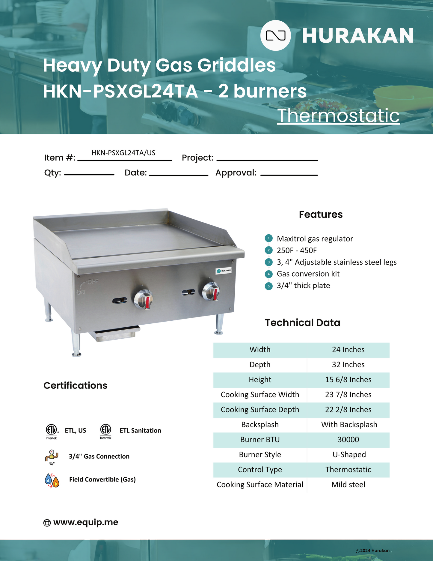 Heavy Duty Griddle