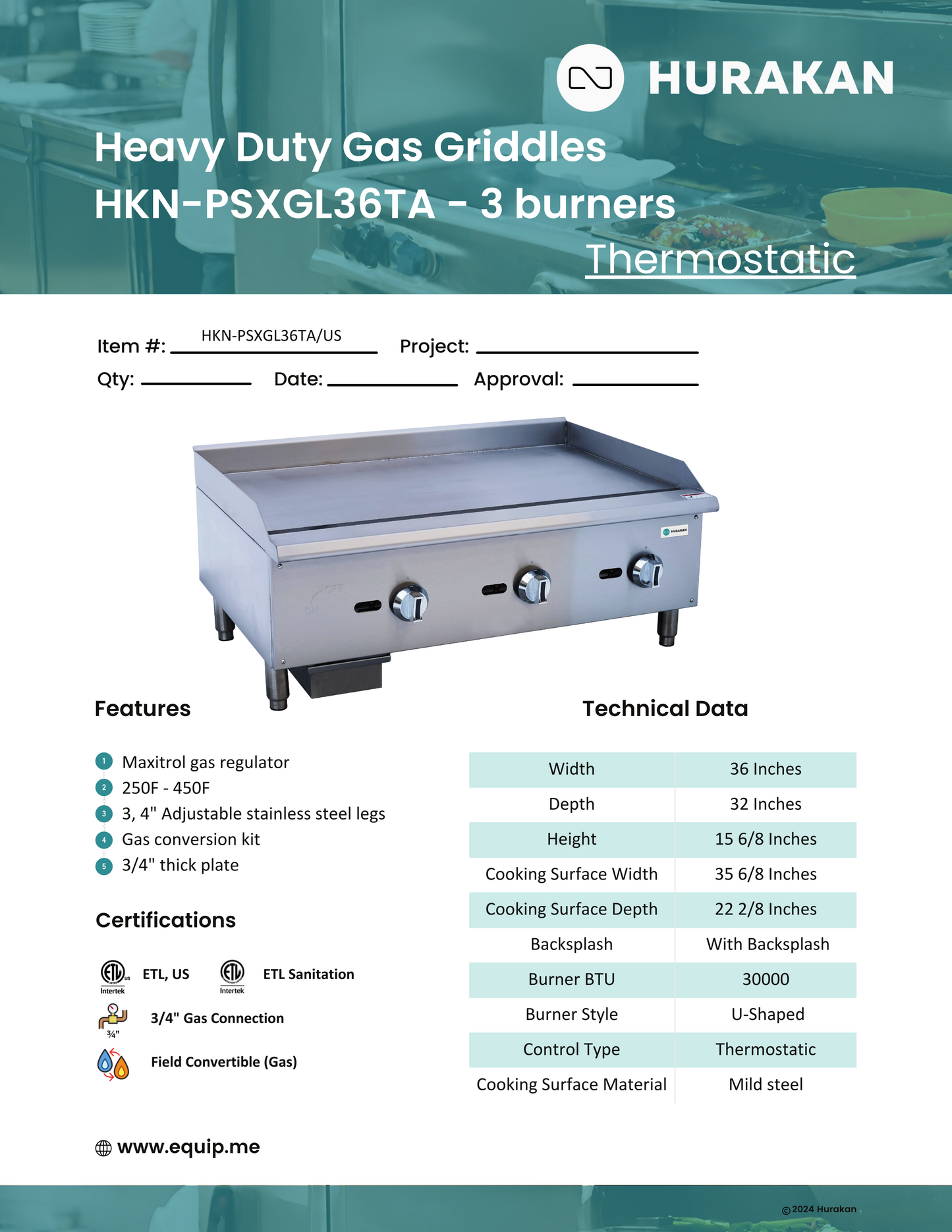 Heavy Duty Griddle