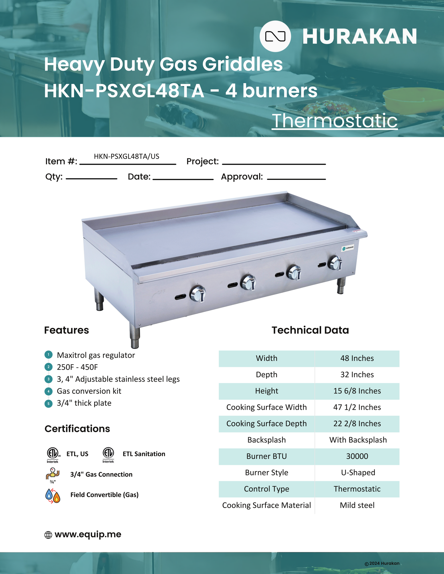 Heavy Duty Griddle