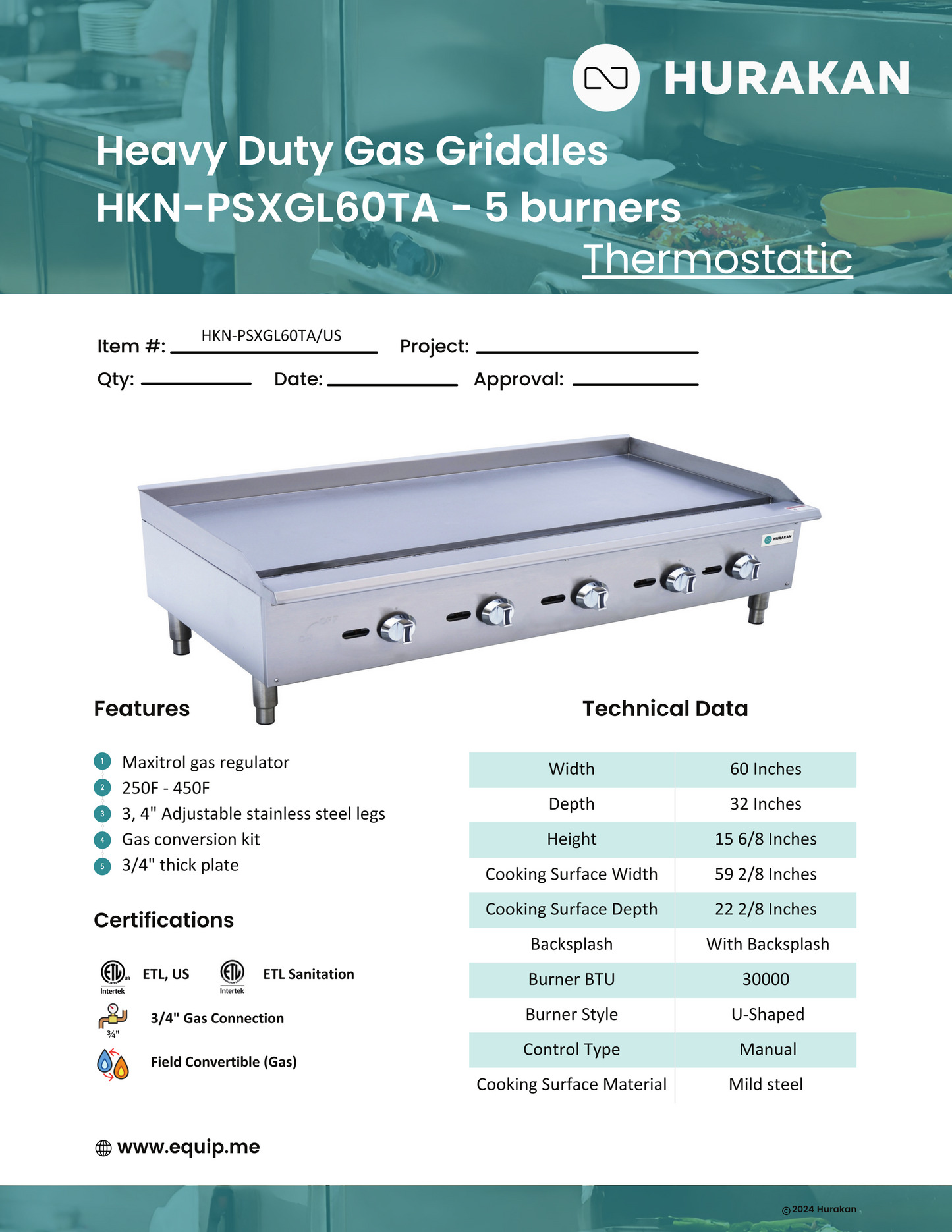 Heavy Duty Griddle