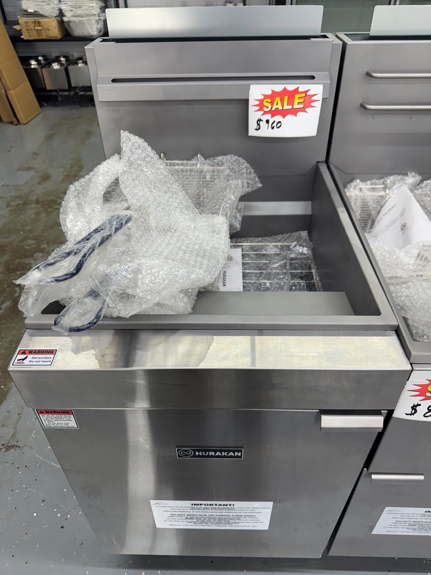 Deep Fryer, Thermostatic Control